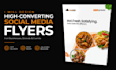 design high converting social media flyer, poster or instagram post