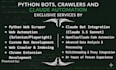 do web bot,website rpa,leads generation,web scraping,chrome extension,python bot