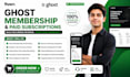 setup ghost membership ghost paid subscription ghost stripe ghost mometization