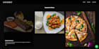 design a modern restaurant website with responsive UI