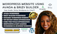 design avada wordpress brizy builder elementor pro dynamic wordpress website
