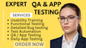 do app testing website testing QA testing iphone ipad android user testing