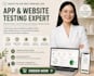 do app testing website testing closed testing QA manual testing review testing