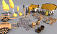 create stylized low poly game ready assets and props for your game