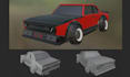 create low poly 3d car models and vehicles for your game