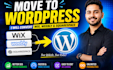 convert wix, weebly or squarespace website to wordpress professionally