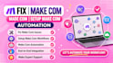 fix make com, made com, make expert, setup make com automation