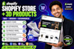 do shopify ecommerce website development shopify seo, 3d shopify animation modle