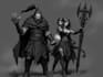 draw d and d character art and dnd character art