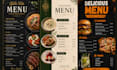 restaurant menu design, cafe menu design