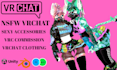 create 3d furry avatar, 3d vtuber model with toggles and rigging, vrc commission