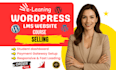 build lms educational website online course website education, elearning website
