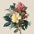 create hand drawn vintage botanical illustrations in antique style