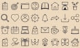 create simple and modern icons or minimalist illustrations