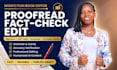 proofread edit fact check plagiarism manuscript editing, correct grammar errors