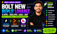 build bolt new ai mvp, replit ai app, lovable saas fast