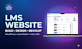 build lms educational website online course website education, elearning website