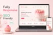 design a wordpress cake shop or bakery website