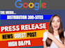 do guest post, SEO services press release guest posting and contextual backlinks