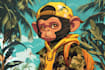 draw awesome bape baby milo character style potrait