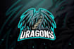 do modern professional creativity dragon logo