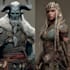 fantasy character art and unique fantasy character