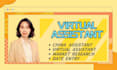 serve as your virtual and on site assistant in china