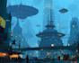 make a amazing science fiction city cyberpunk