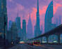 making a cyberpunk futuristic city