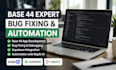 fix base44, base 44 integration and automation base 44 replit ai