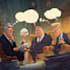 create an political cartoon art