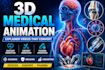 create 3d medical animation and healthcare explainer video