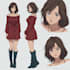 draw anime character design sheet