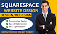 be your squarespace websiste developer redesigner and editor