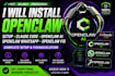 install and configure openclaw ai with claude code and whatsapp bot