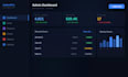 build a python flask web app with admin dashboard