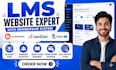 create or redesign lms website, buddyboss learndash, tutor lms membership system