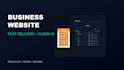 create a fast and clean business website