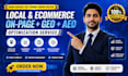 do local and ecommerce onpage seo geo aeo service ai search optimization