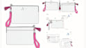 design bag, handbag, backpack tech packs, technical flat drawing for production