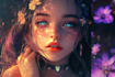 draw fantasy anime illustration with action scene
