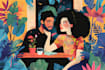 draw colourful digital illustration