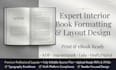do interior book formatting and layout design for print and ebook publishing