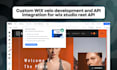 do custom wix velo development and API integration for wix studio rest API