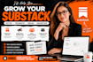 substack promotion substack setup, substack subscribers, substack newsletter