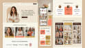 design ugc portfolio canva website, ugc media kit landing page redesign