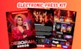 design a professional epk electronic press kit for musicians