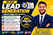 do b2b lead generation , linkedin lead generation , email list building