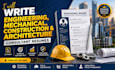write engineering mechanical construction architect consultant resume