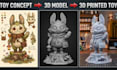 convert 2d to 3d model from image sketch toy figurine to stl file 3d printing